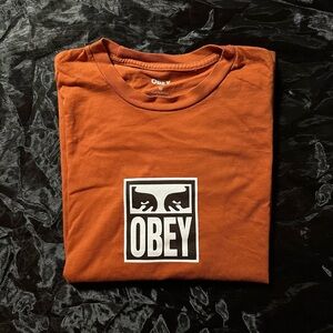 Burnt Orange Obey T-Shirt